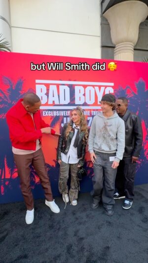 McKenzi Brooke Instagram - CRYING SCREAMING THROWING UP THANK YOU @willsmith 🥹🥹😱 your the sweetest!!💕 #BadBoys: Ride or Die is coming exclusively to movie theaters June 7!🔥 #willsmith #relatable #martinlawrence @martinlawrence @willsmith @badboys