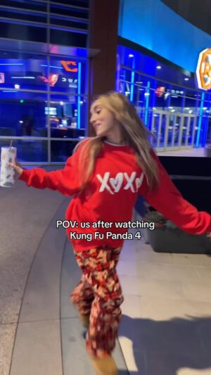 McKenzi Brooke Instagram - THIS WAS THE CUTEST MOVIE!🥹 #jackblack #kungfupanda #movie #review #pov #comedy #dance