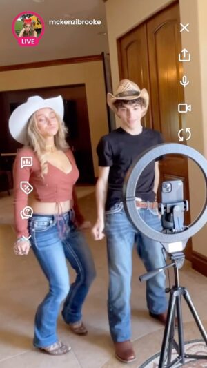 McKenzi Brooke Instagram - Come see all the adventures that Nick and I had at Stagecoach in the official Vinivia Pink Cyber Truck! 🤠 @nickbencivengo @vinivia.live @pinkcybertruck @stagecoach 
 Do it LIVE. 🚀 

#Vinivia #livestreaming #DoitLIVE