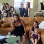 Meagan Martin Instagram - Just a few snaps from the lovely shower celebrating our little baby! Thank you to everyone who made the day so special and for joining in person and on zoom! Feeling so loved and excited to bring this new life into the world 🥰!!! Big thank you to @macckenzz and @marymeck for planning and hosting such a wonderful day! It was truly perfect! So thankful ❤️!!! I love that Vera is the only one paying attention to the camera I the last photo, classic 🥰!