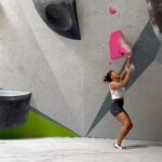 Meagan Martin Instagram - Had a fun girls climbing day with these lovely ladies over the weekend and @lizzyasher who joined us a bit later! Lots of laughs, try hard, and mysterious pelvis moments 😂! This was the first time I left my baby to go do something for myself. Of course I felt stressed before, mainly because my little bear has yet to take a bottle, but I left one with dad just in case. Of course it was smooth sailing for the boys and @davewetmore1 even sent me an adorable stroller pic while I was away. I’m absolutely loving how great climbing feels each time I’m in the gym, still blows my mind what women’s bodies are capable of! Felling especially great to be able to jump around again! Thanks @garrettgregor for the classic group photo! @soill @organicclimbing @frictionlabs