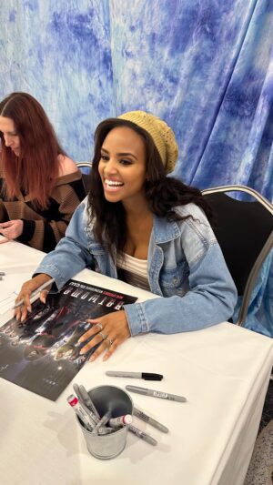 Meagan Tandy Instagram - Guys, this REEL was made with so many tears. I’m crying as I type this. Words simply do not express my sincere and genuine gratitude to you all. For making the trip across the pond, up the highway, down the street, across country, etc. to meet me and say hello. These gifts touched my heart and the letters, don’t even get me started 🥹 I truly do mean it when I say, you guys are the best thing to come out of the Batwoman experience for me. I love you all dearly and thank you for your continued love and support ❤️