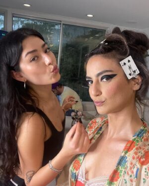 Medalion Rahimi Instagram - did the thing ! …with friends 🤍 last nights Elton John AIDS Foundation Oscar’s Party thank you for having me @ejaf and for continuing to fight for a deeply important cause 🙏🏽🩷 Dress - Vintage Saint Laurent Rive Gauche
Heels - YSL 
Earrings, necklace and bracelets - Luvente Fine Jewelry @luventejewelry
Ring - eyeba @eyeba.nyc styled by @lil_saigon and myself glam by @yasminist  hair by @herbsthewerdspinstheverb