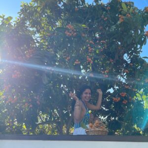 Medalion Rahimi Instagram - find me on a rooftop near you harvesting fruit this summer 🐒💕did you know loquats are high in anti-oxidants, vitamin c, and have anti-cancer properties? these fruit trees are all over so don’t be shy and take a bite ! now who wants some loquat jam? 👅🍊(add cardamom and rose water for taste 💋)