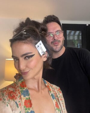 Medalion Rahimi Instagram - did the thing ! …with friends 🤍 last nights Elton John AIDS Foundation Oscar’s Party thank you for having me @ejaf and for continuing to fight for a deeply important cause 🙏🏽🩷 Dress - Vintage Saint Laurent Rive Gauche
Heels - YSL 
Earrings, necklace and bracelets - Luvente Fine Jewelry @luventejewelry
Ring - eyeba @eyeba.nyc styled by @lil_saigon and myself glam by @yasminist  hair by @herbsthewerdspinstheverb