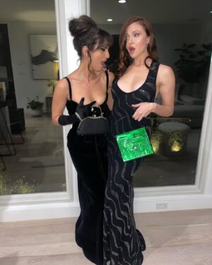 Medalion Rahimi Instagram - did the thing ! …with friends 🤍 last nights Elton John AIDS Foundation Oscar’s Party thank you for having me @ejaf and for continuing to fight for a deeply important cause 🙏🏽🩷 Dress - Vintage Saint Laurent Rive Gauche
Heels - YSL 
Earrings, necklace and bracelets - Luvente Fine Jewelry @luventejewelry
Ring - eyeba @eyeba.nyc styled by @lil_saigon and myself glam by @yasminist  hair by @herbsthewerdspinstheverb