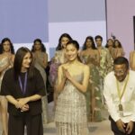 Medha Shankar Instagram – It was an incredible experience walking as the showstopper for @geishadesigns and @lakmesalon at @lakmefashionwk in partnership with @fdciofficial March 2024. 

Discover ‘The Elemental Symphony’ – Drawing inspiration from the fundamental elements of nature—Earth, Fire, Water, Air, and Cosmos. 

#GeishaDesigns #ParasAndShalini #WithLoveFromGeisha #SpringSummer24 #LakmeSalonBackstageHeroes #ElementalSymphony #LakmeSalon #RunwayToEveryday #LakmeFashionWeekxFDCI #LakmeFashionWeek #LFWxFDCI #LFW #FDCI