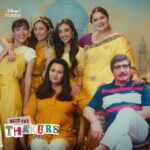Medha Shankar Instagram - Meet the crazy Thakur Parivaar! LN Thakur(@rajbabbarmp ), Mamta (@poonam_dhillon_ ) and their 5 alphabetically named mad daughters- A for Anjini(@sukhmanisadana ) B for Binni (@anjalidineshanand ) C for Chandu (Ran away) D for Debjani (@sahherbambba ) E for Eshwari (@medhashankar ) Get ready to invite the crazy Thakur parivaar to your home. Any resemblance to your family is purely coincidental. #HotstarSpecials #DilBekaraar @disneyplushotstar @akshay0beroi @sahherbambba @anjalidineshanand @sukhmanisadana @medhashankar @padminikolhapure @rajbabbarmp @poonam_dhillon_ @alekhsangal @Smruti.shinde4271 @Bobbyarora7078 @Sobo_films @sobofilmspvtltd @tarun_mansukhani @anuja.chauhan suhelseth @imchandrachursingh @habib_apri