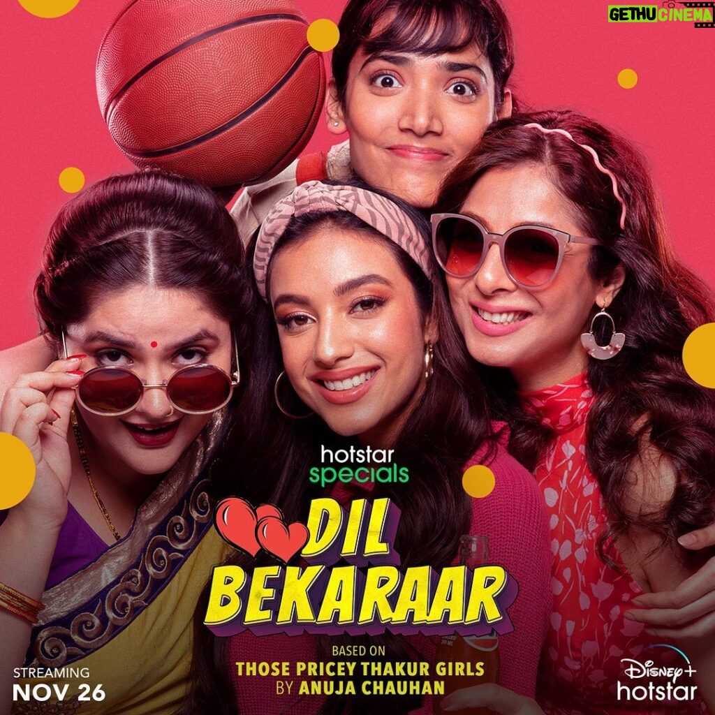 Medha Shankar Instagram - Presenting to you, absolutely mad but adorable Thakur sisters🥰 Get ready to meet the pricey Thakur girls. They are poles apart, but crazy together! #HotstarSpecials #DilBekaraar @disneyplushotstar @akshay0beroi @sahherbambba @anjalidineshanand @sukhmanisadana @medhashankar @padminikolhapure @rajbabbarmp @poonam_dhillon_ @Smruti.shinde4271 @Bobbyarora7078 @Sobo_films @sobofilmspvtltd @tarun_mansukhani @anuja.chauhan suhelseth @imchandrachursingh @habib_apri