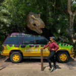 Meera Anil Instagram - The moment when I literally cried..🥰🥰 The only request that my Achan ever denied in my life was that NO JURASSIC PARK IN THEATRE. He Thot I might get a terror impact,as the movie was an universal sensation back in 1993. I was 4, and I cried over the request and have done all the insane things that a child can think about with. When my friends wer discussing about the impeccable theatrical experience of JURASSIC PARK,I sat there, keeping a slight grudge n my heart against Appa. And here I AM,after long 30 years,at my 34th year am seeing THE REAL JURASSIC PARK. I literally cried when I came out. Coz I was that 4 year child again..! (Am not adding any music to this,as I wanna remember the clips as real as it was) #@And appa,I missed u❤️