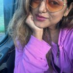 Meera Anil Instagram - When u r n love with the colour of ur attire❤️❤️❤️❤️🥰🥰🥰 OFF TO SUGARLAND TEXAS⭐️⭐️