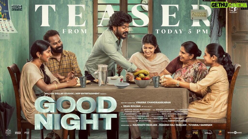 Meetha Raghunath Instagram - GOOD NIGHT teaser out now! 🔊 The link to it is in my bio 🌻🤍 @manikabali87 @the.meethling @vinayak_chandrasekaran @rseanroldan @rameshthilak @dr_raichal @yuvraj_ganesan @arthi_achadamol @mageshraj @million_dollar_studios & @mrpentertainments @thinkmusicofficial @sp_shakthivel @jayanthsm @barathvikramanks @eega_praveen #Srikanthgopal #Balajisakthivel @dirbucks @harish_durairaj