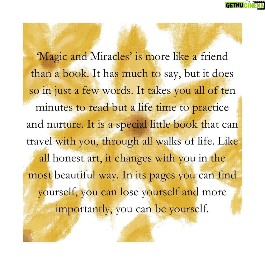 Meetha Raghunath Instagram - ‘Magic and Miracles’ is reminiscent of our favourite childhood books filled with magical illustrations and simple, wise, beautiful words ✨ Come share in this magic with us! DM ‘Order’ to Kanasugagi to get your copy. #kanasugagi