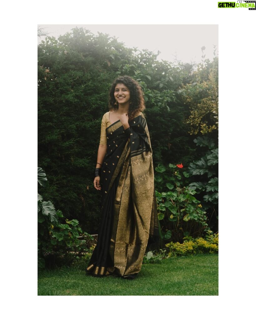 Meetha Raghunath Instagram - Sarees of my Wedding. Part 1. The engagement. Though I believe not more than ten percent of my personality allows for wearing sarees, my mom’s and sister’s undying love for them (read borderline obsession) makes up for it. But hey, no one can complain about sarees now, can they? They truly do make you feel wonderful. I never had a wedding “shopping shopping” thing where you’d go out and buy everything you need, all at once. When I fell in love with Monish and we decided to get married, I just began collecting sarees. So this series is about the sarees I collected for my wedding over the span of about a year. 1. The black silk saree - It is my mom’s saree. It’s 25 years old and she bought it with her first ever salary as a teacher. (It was 4500 rupees and she got it in instalments that she paid over a year) She laughs about it today because it was blasphemous to buy a black silk saree back then let alone spend so much on it. I wore it the day before the engagement because we lucked out and had the whole place to ourselves, so we decided to play dress up. I love this saree because it has my mom written all over it. 2. The peach silk saree with a bronze zari - I wanted a modern looking pastel saree for wearing before the engagement rituals took place and this was that. I got it in Kalaniketan in Coimbatore. 3. The yellow silk saree with maroon border - When Monish and I saw this saree we knew it was perfect to get engaged in. Traditional sarees for the win, always! We got this at our favourite boutique called Anya in Coimbatore. It’s one of my favourite sarees. It was raining cats and dogs the day before and on day of the engagement and I was terribly sick though it doesn’t look like it in the photographs. But I woke up, dressed myself and chose to have fun through it all. The sky cleared up at the right times and we had fun! This series is not an ad for anyone. I just wanted to share the sarees I wore for my wedding because they’re very special to me. And if I saw a saree I liked online, I would always want to know where someone got them from, so this is just that! Okay bye! …(read to be continued :p) @weddingsbyvasanth