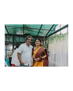 Meetha Raghunath Instagram - Sarees of my Wedding. 

Part 1. 

The engagement.

Though I believe not more than ten percent of my personality allows for wearing sarees, my mom’s and sister’s undying love for them (read borderline obsession) makes up for it. But hey, no one can complain about sarees now, can they? They truly do make you feel wonderful. I never had a wedding “shopping shopping” thing where you’d go out and buy everything you need, all at once. When I fell in love with Monish and we decided to get married, I just began collecting sarees. So this series is about the sarees I collected for my wedding over the span of about a year. 

1. The black silk saree - It is my mom’s saree. It’s 25 years old and she bought it with her first ever salary as a teacher. (It was 4500 rupees and she got it in instalments that she paid over a year) She laughs about it today because it was blasphemous to buy a black silk saree back then let alone spend so much on it. I wore it the day before the engagement because we lucked out and had the whole place to ourselves, so we decided to play dress up. I love this saree because it has my mom written all over it. 

2. The peach silk saree with a bronze zari - I wanted a modern looking pastel saree for wearing before the engagement rituals took place and this was that. I got it in Kalaniketan in Coimbatore.

3. The yellow silk saree with maroon border - When Monish and I saw this saree we knew it was perfect to get engaged in. Traditional sarees for the win, always! We got this at our favourite boutique called Anya in Coimbatore. It’s one of my favourite sarees. 

It was raining cats and dogs the day before and on day of the engagement and I was terribly sick though it doesn’t look like it in the photographs. But I woke up, dressed myself and chose to have fun through it all. The sky cleared up at the right times and we had fun!

This series is not an ad for anyone. I just wanted to share the sarees I wore for my wedding because they’re very special to me. And if I saw a saree I liked online, I would always want to know where someone got them from, so this is just that!

Okay bye! 
…(read to be continued :p)

@weddingsbyvasanth