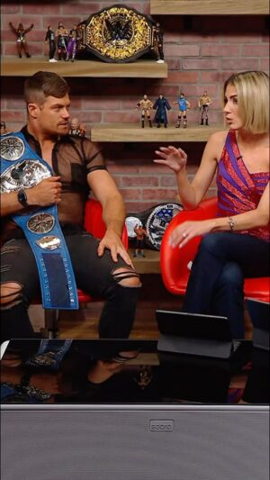 Megan O'Brien Instagram - Are @austin_theory & @graysonwallerwwe fazed that new challengers are on the horizon? 

The short answer was no. Their full answer was a little more lively! #WWETheBump
