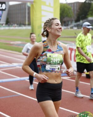 Megan O'Brien Instagram - The best part about all of this is that it’s so damn fun! 🤩 
.
During this training block, I fell back in love with the sport that has broken my heart so many times. I began to trust my body and appreciate its strength. I fueled to be strong and powerful rather than counting calories. I ran with my community. I made new friends. I had fun every single day. I viewed this all as something that I get to do instead of something that I have to do. How cool is it that I get to “play” the sport I love competitively as an adult?! This is all such a dream! ❤️
.
Thank you to @_knighttraining for lighting a fire in my soul. Thank you to my husband for being my biggest fan.
Thank you to my community that shared miles with me.
And Thank you running…for being my escape ❤️🥹🏃‍♀️
I CANT WAIT FOR THE NEXT 26.2 💥 
.
#runner #marathoner #running #marathon #marathontraining #run #runnersofinstagram #runningmotivation