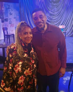 Megan Boone Instagram - My weekend in Chicago to see the dear @harrylennix on stage at @steppenwolfthtr in #purposeplay — he was absolutely brilliant- funny, subtle, heartbreaking, and has lived a life that he put into this play. The entire cast, the writing by #brandenjacobsjenkins , the direction of @phyliciarashad — all outstanding. Congratulations Harry. Love you