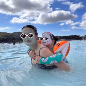 Megan Boone Instagram - There is nothing in this world I’ve enjoyed more than soaking in the run off of this Icelandic power plant (generally portrayed on Instagram like picture 3). #geothermal #bluelagoon #cleanenergy