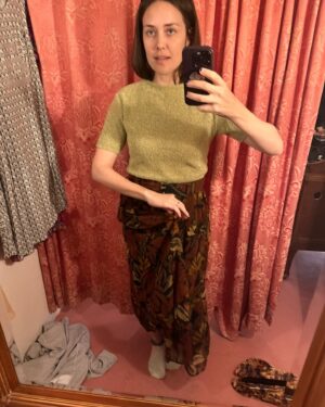 Megan Boone Instagram - I found my bliss second-hand shopping in a witchy supply shop on a mystical island far far away