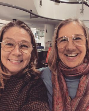 Megan Follows Instagram - When your sister shows up wearing the same glasses…