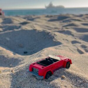 Megan Follows Instagram - Found it in the sand. Played.
#toycars #beach #lost #ocean #red #breathe