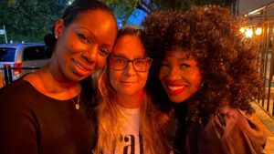 Megan Follows Instagram - Celebrating with the talented, beautiful and Very Funny @thetoyaalexis_ and @saginesemajuste #WYMM #bouncetv #womeninfilm #womeninfilmandtv #womendirectors #canadiantalent