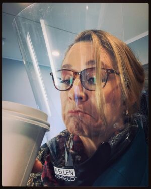 Megan Follows Instagram - Oh God please.......
#nope #ineedcoffee #covid #sheild #staysafe #caffinateandconquer #setsaftey