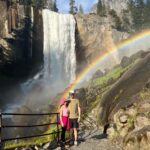 Megan Nicole Instagram - This waterfall/rainbow moment deserved a spot on the feed 🩵Yosemite with friends was 10/10