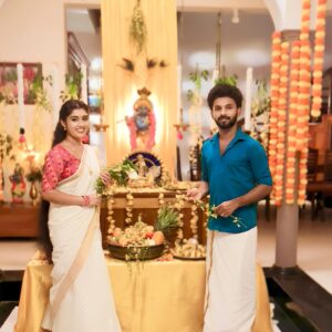 Megha Mahesh Instagram - Happy vishu🧨🌼

#vishu #vishu2024 #keralafestival #traditional #kerala #krishnan #iphone15 #happyvishu 

📸 @harie.lal