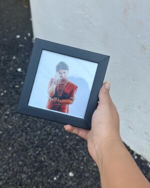 Megha Mahesh Instagram - Thank you @____artzy____  for sending me this cute frame ❤️❤️
.
Order now from @____artzy____  for more cute frames and other gifts 
.
.
.
.
.
.
.
.
.
.
.
.
.
.
.
.
 - [ ] #meghamahesh #reels #reelsinstagram #instagram #trending #viral #explore #love #instagood #explorepage #tiktok #reelitfeelit #india #follow #photography #sanjulachu💕 #reel #instadaily #followforfollowback #reelsvideo #likeforlike  #like #fashion #memes #foryou #reelkarofeelkaro #music #insta #instagramreels #lachu