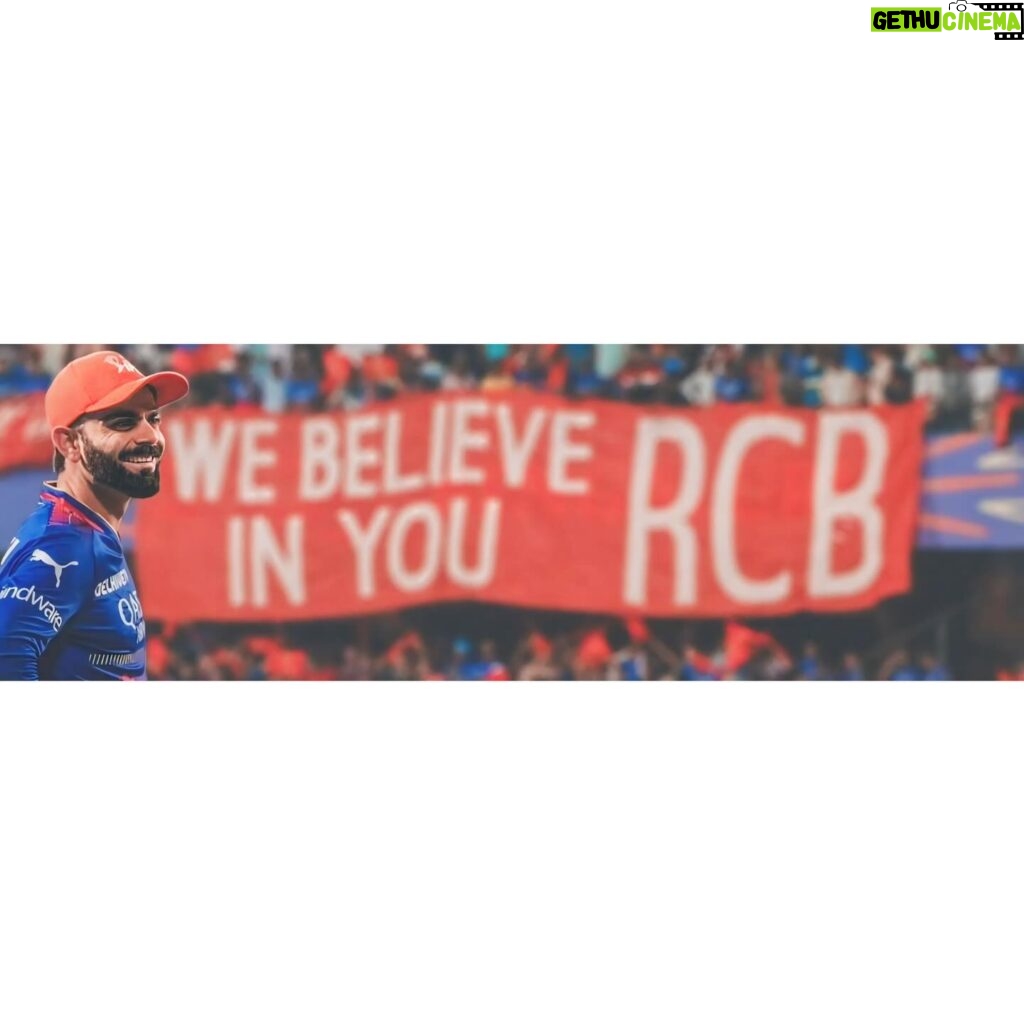 Megha Daw Instagram - Every time I See You Playing I feel Mesmerised..I salute Your efforts,dedication,never give up mentality,aggression♥️🙌🏻🙏🏻 You are The King..You’re the perfect combination of perfection,class and grace🙏🏻♥️Million Million Bows To You #King @virat.kohli 🙌🏻🙌🏻 And Thank you @royalchallengers.bengaluru team for everything ♥️ you made us believe that when there’s a 1% chance sometimes that chance is good enough…♥️ The second half of this season was amazing..the way you all fought back..the way things turned around…the way you turned that 1% into 100% genuinely it was one of the greatest comebacks ever…and no matter what always and forever #RCB ♾️ ♥️ We Miss You @abdevilliers17 ♥️ @chrisgayle333 ♥️ And Will miss You @dk00019 ♥️ #rcbian #ipl #t20 #rcbianforever #royalchallengersbengaluru #kingkohli #goat #mobilelegend
