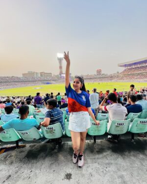 Megha Daw Instagram - ♥️ :) 

📸 @saikatdutta__official 💫

@royalchallengers.bengaluru @pumaindia @iplt20 @virat.kohli 

#matchday #kingkohli #rcb #playbold #onelove #rcbianforever #meghadaw #ipl2024 #rcbvskkr #edengardens