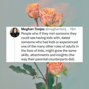 Meghan Tonjes Instagram - thoughts 💭 

#parenting #parenthood #childfree #auntlife #stepparents #adoption #single