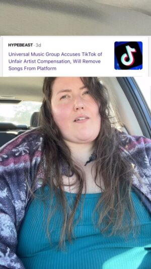 Meghan Tonjes Instagram - UMG fighting over who can pay artists less at this point #umg #universalmusicgroup #universalmusic #tiktok

music: Robert tolppi