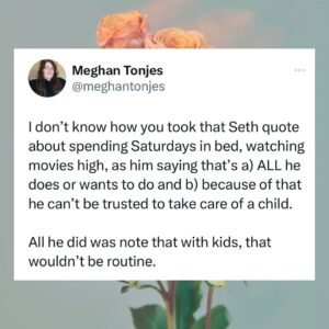 Meghan Tonjes Instagram - thoughts 💭 

#parenting #parenthood #childfree #auntlife #stepparents #adoption #single