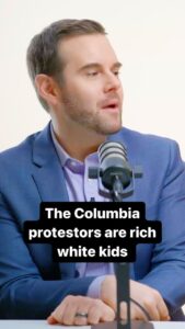 Meghan McCain Instagram - Are the Columbia protestors guilty rich kids? @mkhammertime and @guypbenson are on the show today talking about the recent protests at Meghan’s alma mater. Watch the full discussion now on YouTube! #meghanmccain #columbiaprotests #columbiauniversity #israel