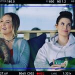 Meghan Ory Instagram - Reunited!! #sisters @emilie.ullerup #chesapeakeshores season 6 #lasthurrah photo by @cyd.sjostrom