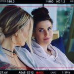 Meghan Ory Instagram - Reunited!! #sisters @emilie.ullerup #chesapeakeshores season 6 #lasthurrah photo by @cyd.sjostrom