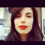Meghan Ory Instagram - Happy 10 year Anniversary #onceuponatime @onceabcofficial hard to believe the show aired for the first time 10 years ago today! -I just found this photo of a screen test for Ruby’s makeup using crystals on my lips!! 😂😂😂 How weird would it have been if this had been the look for her! —I’m sure I would have swallowed a lot of those things! #oncers #littlereds #ruby #makeuplooks #littleredridinghood
