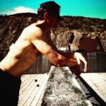 Meghan Ory Instagram - Happy Father’s Day to this super stud dad and hubby. @johnny_reardon_ We are so grateful for all you do and love you so much. .ps. Yes I know I’m in trouble for posting this photo😂😂