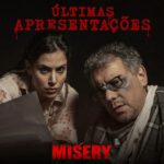 Mel Lisboa Instagram - 📢 ÚLTIMO FINAL DE SEMANA !!! #Repost @miseryapeca --- 🔪🗓️ ÚLTIMAS APRESENTAÇÕES 🗓️🔪 Neste final de semana, acontecem as últimas apresentações de ‘Misery’ no Teatro Tuca, em São Paulo. 🥺 Venha se despedir de Annie Wilkes e Paul Sheldon e reviver, pela última vez, as emoções deste grande clássico de Stephen King! 📕 Visto por mais de 40 mil pessoas, ‘Misery’ é um espetáculo adaptado da Broadway e estrelado por Mel Lisboa (@mellisboa), Marcello Airoldi (@marcelloairoldi) e Alexandre Galindo (@alexandregalindo1). 🎟️ Garanta seus ingressos pelo link da bio. E não se esqueça, até 28 de março, você pode comprar ingressos para a sessão de sexta-feira (29) com 50% DE DESCONTO*! 💥 #Misery #StephenKing #VendasAbertas #TeatroTuca #MelLisboa #MarcelloAiroldi #AlexandreGalindo #EditoraSuma #SP #Teatro