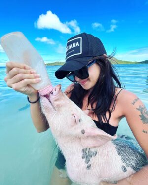 Melanie Blatt Instagram - Spam 🐽💗🐽