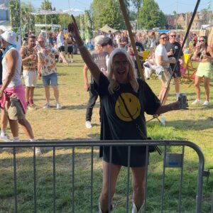Melanie Blatt Instagram - Thank you @mightyhoopla for bringing so much joy to everyone. I love you 🩷❤️🧡💛💚🩵💙💜🖤🩶🤍🤎 P.s PADAM PADAM