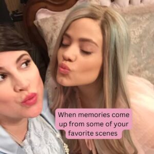 Melanie Paxson Instagram - I absolutely love when these #disneydescendants memories pop up! 🤍 It was truly such a special experience. ✨

#melaniepaxson #mellypaxson #disney #disneydescendants #disneyactress #fairygodmother