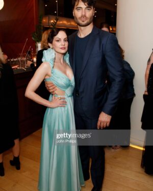 Melanie Zanetti Instagram - A veritable mountain of photos from the wonderful premiere of Gabriel’s Redemption in last night. 
Huge thank you @toscamusk for creating such a brilliant eve in London, to @lipstickkelly for my gorgeous luminous make up look and @lukepluckrose for the finger waves of my dreams and to my manager @bethslg for once again finding the best talent and organizing everything! 

And to @veronicaspadaro who designed this dress with me, made half of it in Italy and half of it here in London who took me seriously when I said ‘can we make the sleeves feel like fish fins? I’m thinking 1930’s Hollywood meets mermaidcore straight out of the ocean’ and she TOTALLY nailed the brief. Thank you for your creativity, incredible skill and beautiful friendship, I just adore you! 💖✨💖✨

Make up @lipstickkelly 
Hair @lukepluckrose 
Dress @madetomeasurenyc @veronicaspadaro 
Shoes @jimmychoo 
Bag @olgabergofficial