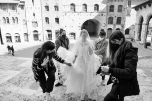Melanie Zanetti Instagram - BTS Throwback to an Italian wedding in the time of Covid.