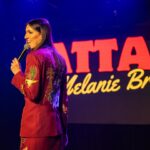 Melanie Bracewell Instagram - Okay a moment for the SUIT! I got this custom made for the show by @reignerclothing and I’m obsessed!! The details!! The sparkle! The fit! Thanks to @nickmickpics for capturing the beauty in these pics. It’s your last chance to see the suit/show this week.