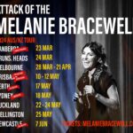 Melanie Bracewell Instagram - TESTING TESTING. Is my social media working again? I feel like a worldwide social media outage is the perfect time to post about my brand new show “ATTACK OF THE MELANIE BRACEWELL” that I am touring around Australia and New Zealand. Wouldn’t you agree?