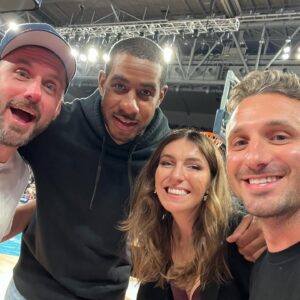 Melanie Bracewell Instagram - 2023 was very wild. got invited to perform at the biggest comedy festival in the world, won a Logie, met the prime minister,  got to meet some LA pals,  filmed my first comedy special, hosted the nz comedy gala (and sung the National anthem after, @benmacgougan not keen) got to do taskmaster, but most importantly…. BACK TO BACK NETBALL PREMIERS BABY. 🏆